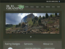 Tablet Screenshot of bhglandscapes.com